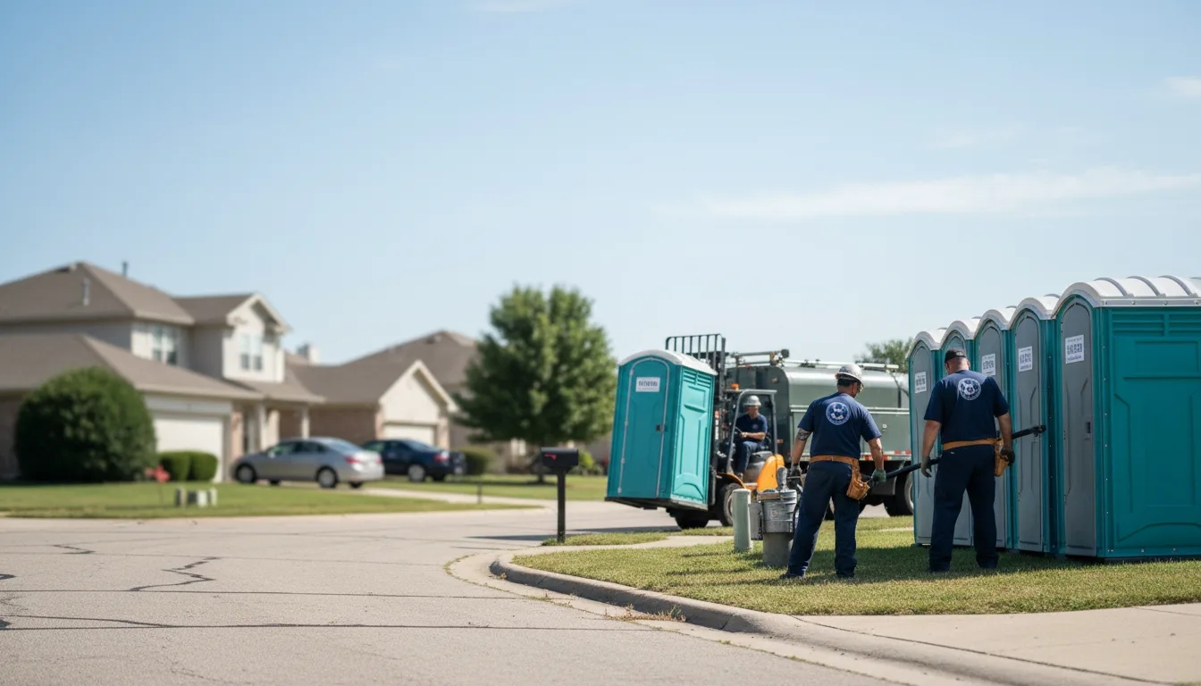 Porta Potty Rental in New Sharon, IA near me